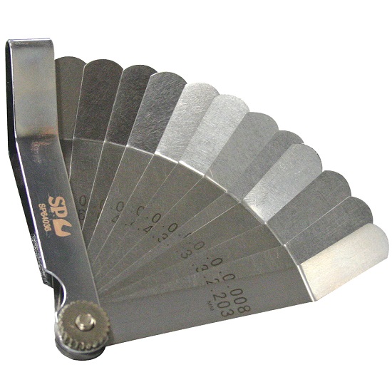 4” 12Pcs Offset Feeler Gauge Set - SP Tools