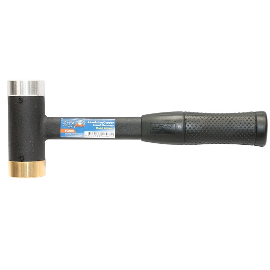 50mm Dual Face Hammer Aluminium/Brass - SP Tools