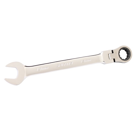 17mm Flexhead Geardrive Ring and Open End Spanner - SP Tools