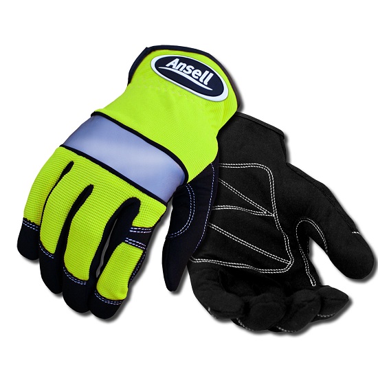 Ansell 97-510 Hi-Viz Mechanic General Purpose Glove