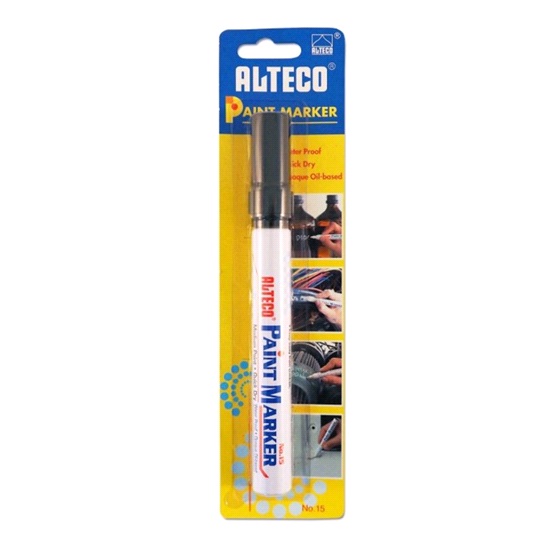 BLACK PAINT MARKER PEN-ALTECO