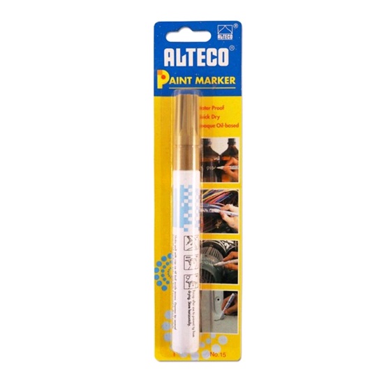 GOLD PAINT MARKER PEN-ALTECO