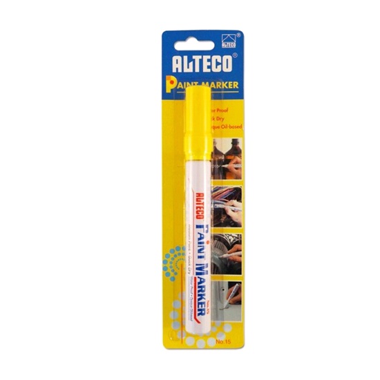 YELLOW PAINT MARKER PEN-ALTECO