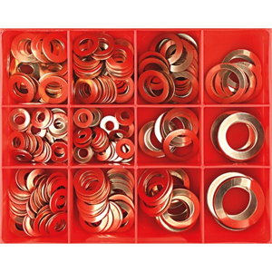 box-COPPER WASHER ASSORTMENT