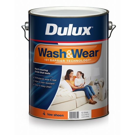 10 LITRE DULUX VIVID WHITE SEMI GLOSS 52504912